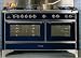 Ilve UM150SMP Majestic Dual Fuel 60in Range Coup De Feu Cooktop & Double Oven