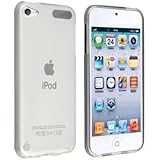Frosted TPU Rubber Gel Case for iPod Touch 5th Generation, Clear