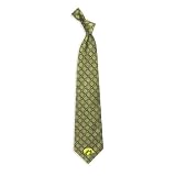 Iowa Hawkeyes NCAA Woven 3 Mens Tie (100% Silk)