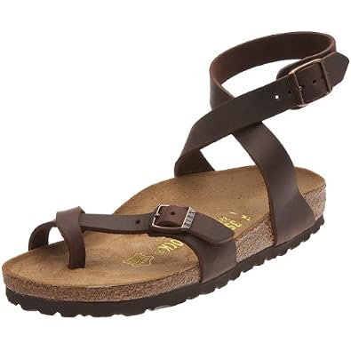 Birkenstock Yara Natural Leather, Style-No. 13393, Women Thong Sandals ...
