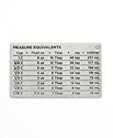 Martha Stewart Collection Measure Equivalents Magnet