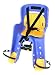 Sports : Fahrrad-Kindersitz Juanito mit Halter FRONTMONTAGE T&Uuml;V GS blau