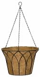 Gardman R806 14-Inch Round Gothic Hanging Basket