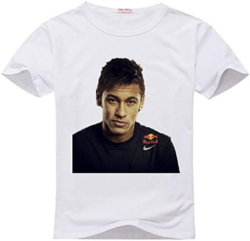 Lubinsen New Neymar Youth T-Shirts Navy Blue Size S (8-10Y,Chest:80cm)