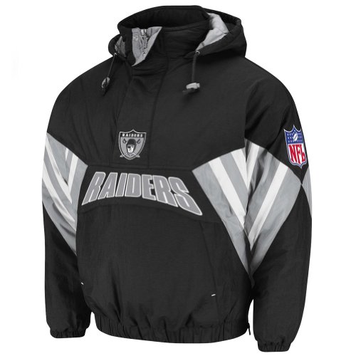 NFL Mitchell & Ness 6003 Vintage Nylon Flashback Jacket Oakland Raiders 5XL at Amazon.com