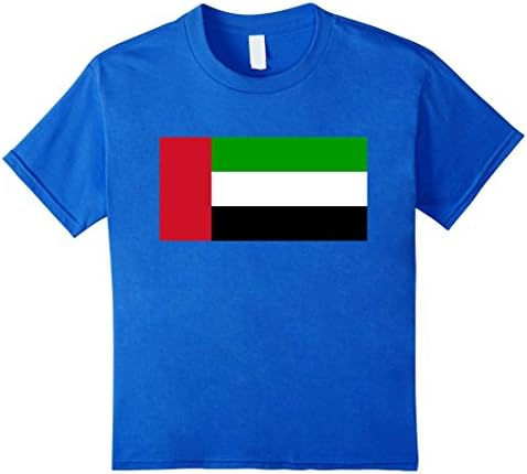 Kids United Arab Emirates Flag T-Shirt 8 Royal Blue