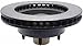 ACDelco Silver 18A7A Front Disc Brake Rotor and Hub Assembly