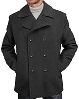 BGSD Men's 'Mark' Classic Wool Blend Pea Coat