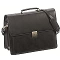 Aktentasche Aktenkoffer Umh�ngetasche schwarz Ma�e ca. 41,5x33x16cm