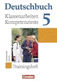 Produkt-Bild: Deutschbuch - Trainingshefte - zu allen allgemeinen Ausgaben/Gymnasium: 5. Schuljahr - Klassenarbeiten, Kompetenztests - Hessen: Trainingsheft mit L&ouml;sungen