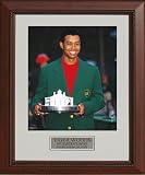 TIGER WOODS - 1997 MASTERS CHAMPION, AUGUSTA NATIONAL - 11x14 (Frame Size 22x25)