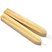 Yoption Sealing Wax Sticks with Wicks Antique Fire Manuscript Sealing Wax for Wax Seal Stamp (Light Golden)