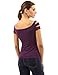 PattyBoutik Women's Cut Out Stretch Blouse Top