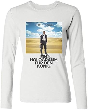 ChaoQT Women's A Hologram for the King 2016 Poster Long Sleeve T-shirts Size XL White