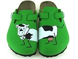Birki's Toddler/Little Kid Cow Woodby Open Back Clog