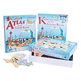 The Kid's Guide to the United States Combo Pack with Floor Puzzle, Stickers, Computer Game and Wall Map