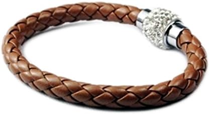 AUTHENTIC HANDMADE Leather Bracelet, Men Women Wristbands Braided Bangle Craft Multi [SKU001515]
