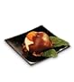 Rosseto Liteware Party Dishes Set of 50 Uno Style Serving Plates, Black
