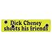 Dick Cheney Shoots his Friends Car Magnet