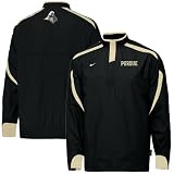 Nike - Nike Purdue Boilermakers Black Scramble Coaches Pullover Jacket