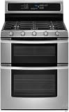 Whirlpool Gold GGG390LXS 30″ Freestanding Double Oven Gas Range with 5 Sealed Burners, 3.9 cu. ft. Lower Oven, TimeSavor Fan Convection, Precise Clean Self-Clean, 6th Sense Technology and 2.1 cu. ft. Upper Oven: Stainless Steel