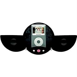 VESTALIFE Ladybug Speaker Dock for iPod (Black Skull)