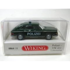 Wiking 086418 Polizei - VW 411 Limousine (086418)