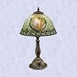 Art Nouveau style light french table lamp sculpture New