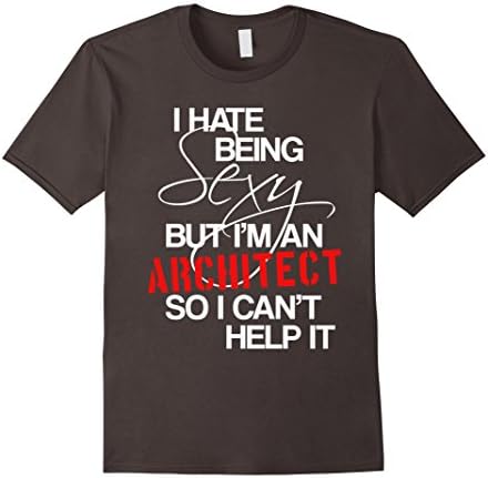 Men's Funny Architect T Shirt Great Gift for Men and Women 3XL Asphalt