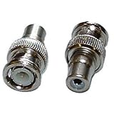 Electronics : BNC plug to phono socket adapter