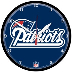 New England Patriots Round Wall Clock