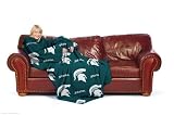 Michigan State Spartans NCAA (Adult) Fleece Comfy Throw