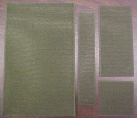 Olive Drab (OD Green) Velcro Replacement Items - Hook Side