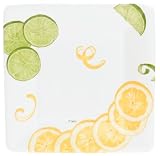 Caspari With A Twist Set of 8 Paper Square Salad Plates