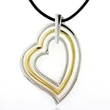 Sterling Silver Heart charm Pendant 16\