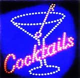 LED Neon Animated Motion Wine BAR Business Sign B143