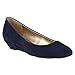 Women's Merona® Marlis Suede Sliver Wedge Shoes - Navy