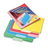 ESSELTE PENDAFLEX CORP. / ESS82300 / 2-Tone File Folders, 1/3 Cut, Top Tab, Letter, Assorted Clrs, 24/pack / Sold as 1 PK