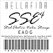 Bellafina SSE Electric Violin String Set, 4-string (EADG)