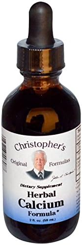 Best Christopher's Original Formulas, Herbal Calcium Formula, 2 fl oz (59 ml)(2 PACK ), Fit &amp; Fresh, CleanTek, Shaker Cup with Ice Wand Agitator &amp; Storage Cup, 1 Cup BUNDLE