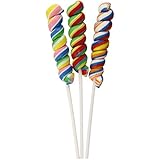 Fun Express - Twisty Rainbow Candy Lollipops (1-Pack of 12)