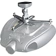 Universal Front Projector Mount With 6" Drop - Silver