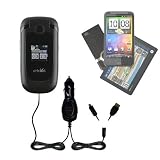 Double Car Charger with tips including a tip for the Cricket CAPTR II - uses Gomadic TipExchange Technology