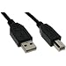 USB-Kabel - USB Typ A, 4-polig (M) - USB Typ B, 4-polig (M) - 1 m - Schwarz