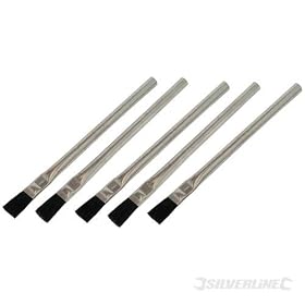 SILVERLINE Solder Flux Brushes 5pk