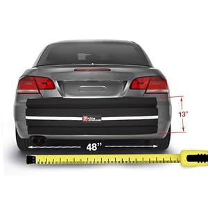 PARKING ARMOR - Ultimate Rear Bumper Protector, Steel Reinforced Straps, Widest Bumper Protection, Thickest Bumper Guard