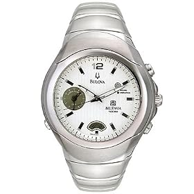Men's Stainless Steel, Bulova Millennia Vibra-Alarm Watch