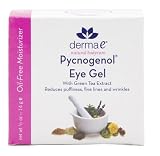 Derma e Pycnogenol Eye Gel, with Green Tea Extract, 0.5 oz (14 g) (Pack of 2)