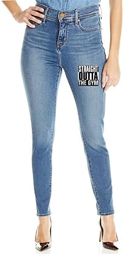 Straight Outta The Gym Women Skinny Jeans