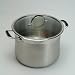 Joycook Stainless Steel Stock Pot w/Glass Lid 20QT image 1